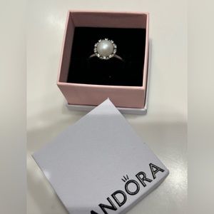 Retired Pandora Pearl Ring